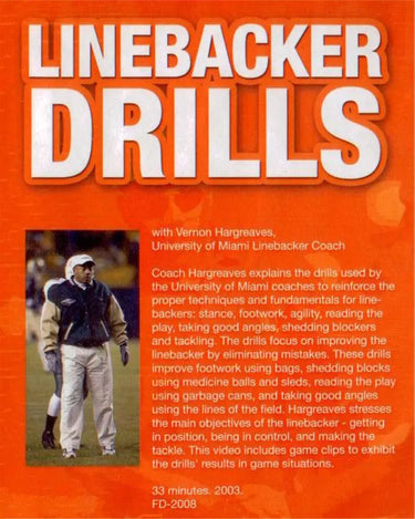(Rental)-Linebacker Drills Dvd(hargreaves) Vernon Hargreaves